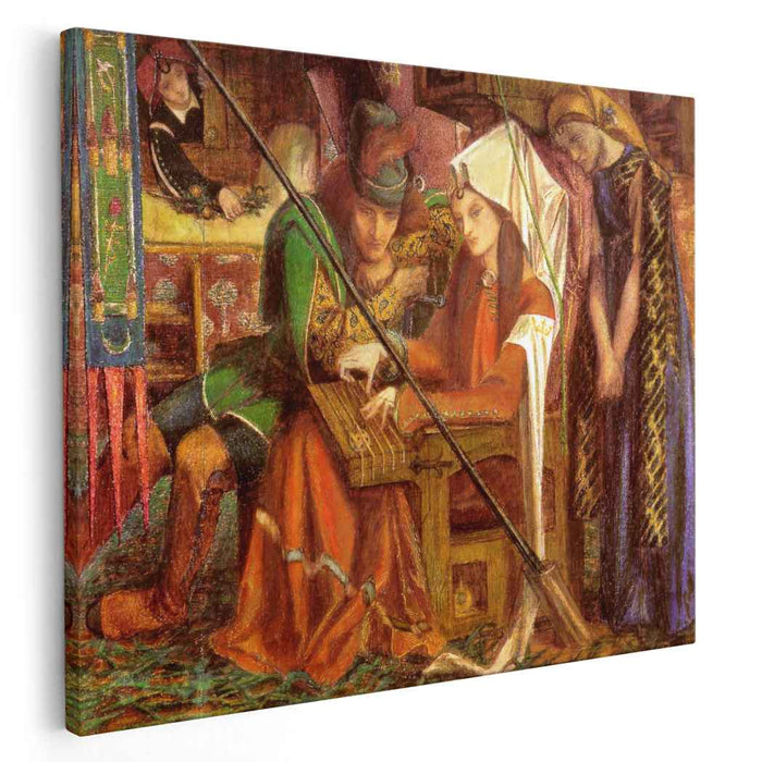 The Tune of the Seven Towers (1857) by Dante Gabriel Rossetti