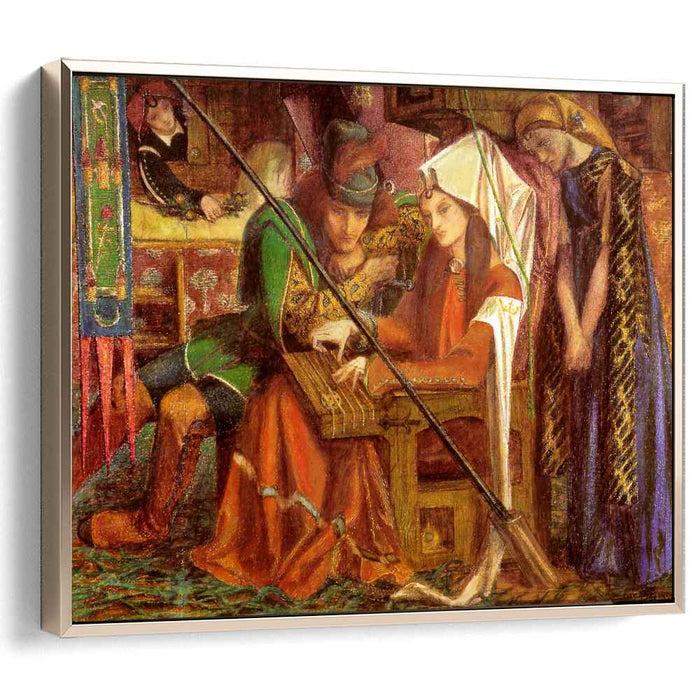 The Tune of the Seven Towers (1857) by Dante Gabriel Rossetti