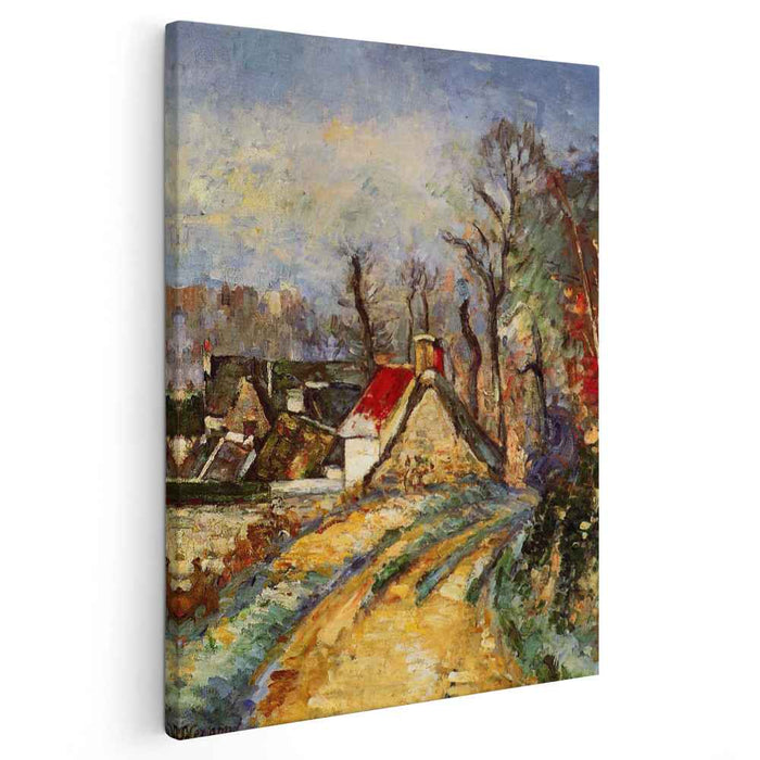 The Turn in the Road at Auvers (1873) by Paul Cezanne