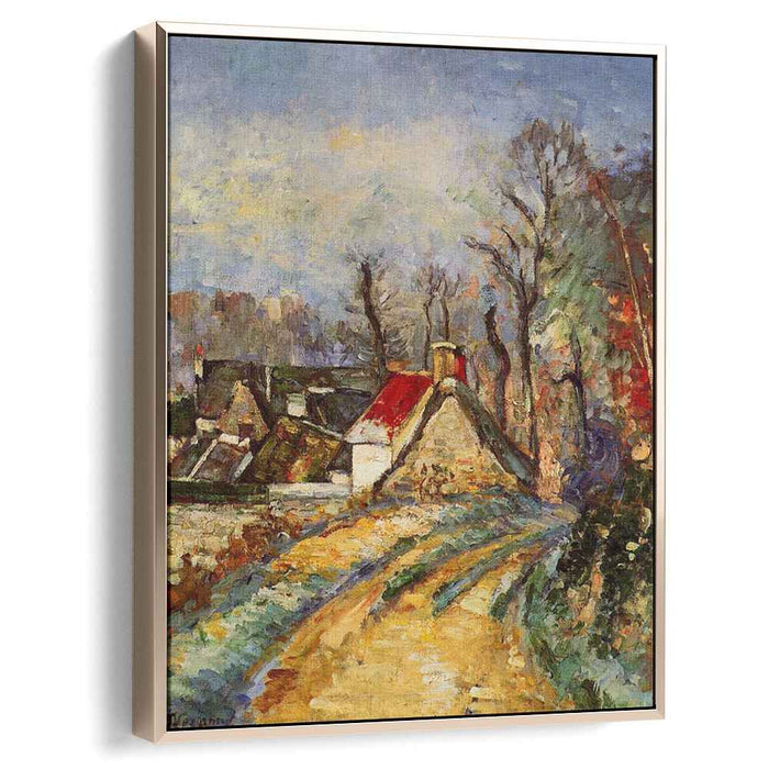 The Turn in the Road at Auvers (1873) by Paul Cezanne