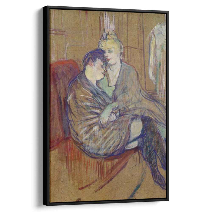 The Two Girlfriends (1894) by Henri de Toulouse-Lautrec