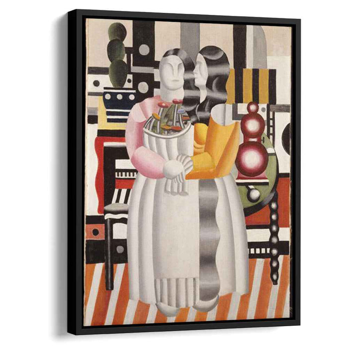 The two women bouquet (1921) by Fernand Leger