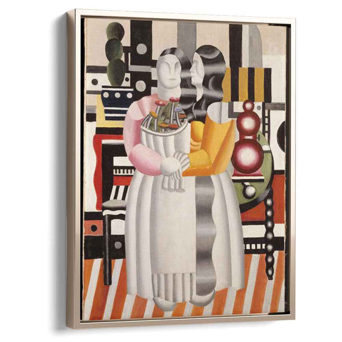 The two women bouquet (1921) by Fernand Leger