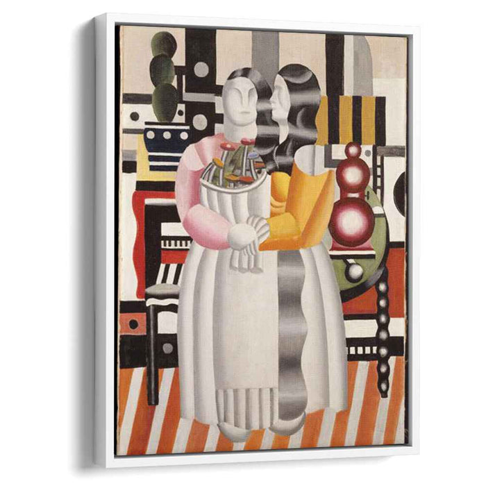 The two women bouquet (1921) by Fernand Leger