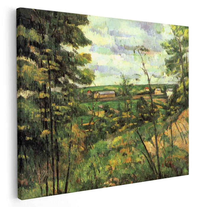 The valley of the Oise (1880) by Paul Cezanne