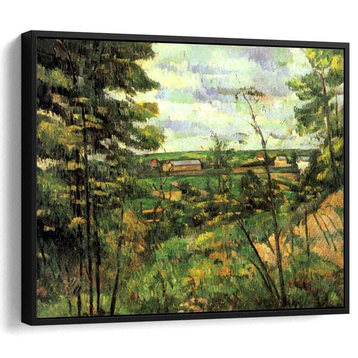 The valley of the Oise (1880) by Paul Cezanne