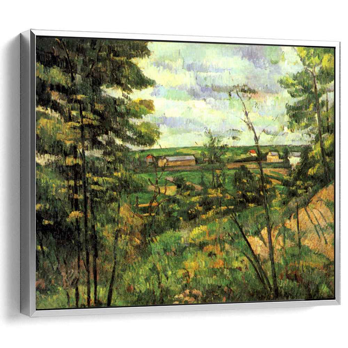 The valley of the Oise (1880) by Paul Cezanne