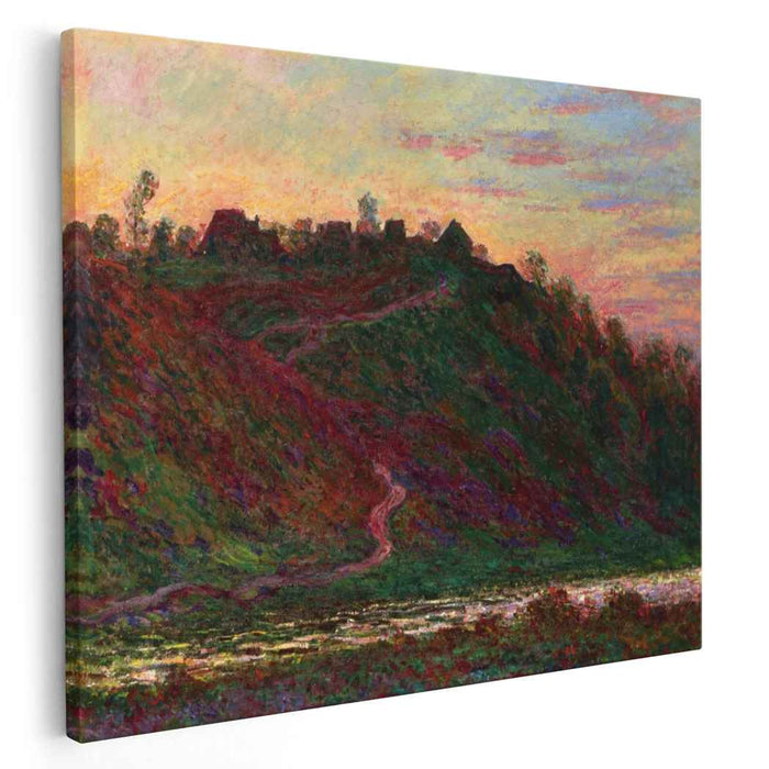 The Village of La Roche-Blond, Sunset by Claude Monet