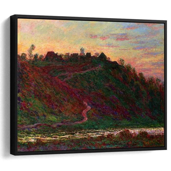 The Village of La Roche-Blond, Sunset by Claude Monet