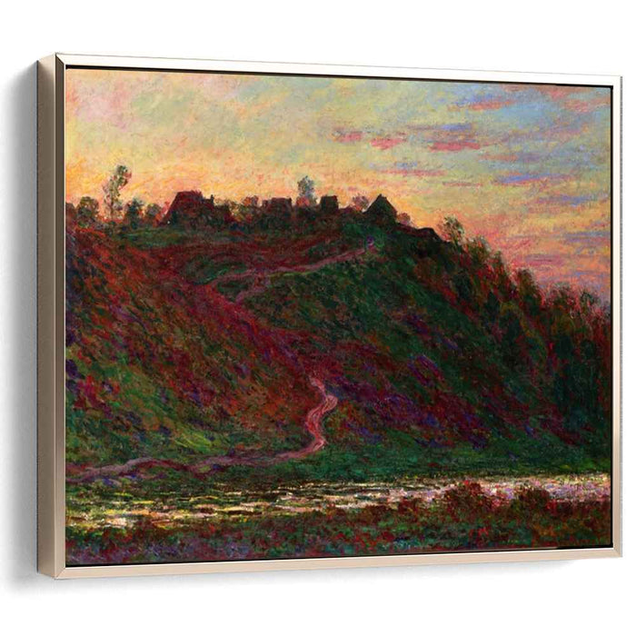 The Village of La Roche-Blond, Sunset by Claude Monet