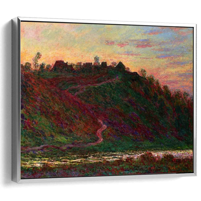 The Village of La Roche-Blond, Sunset by Claude Monet