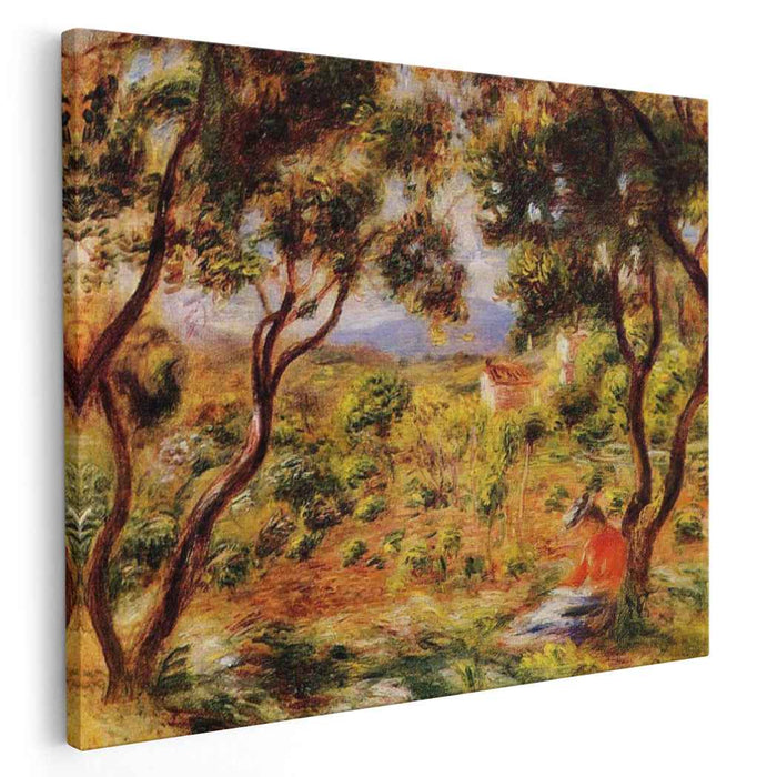 The Vineyards of Cagnes (1908) by Pierre-Auguste Renoir