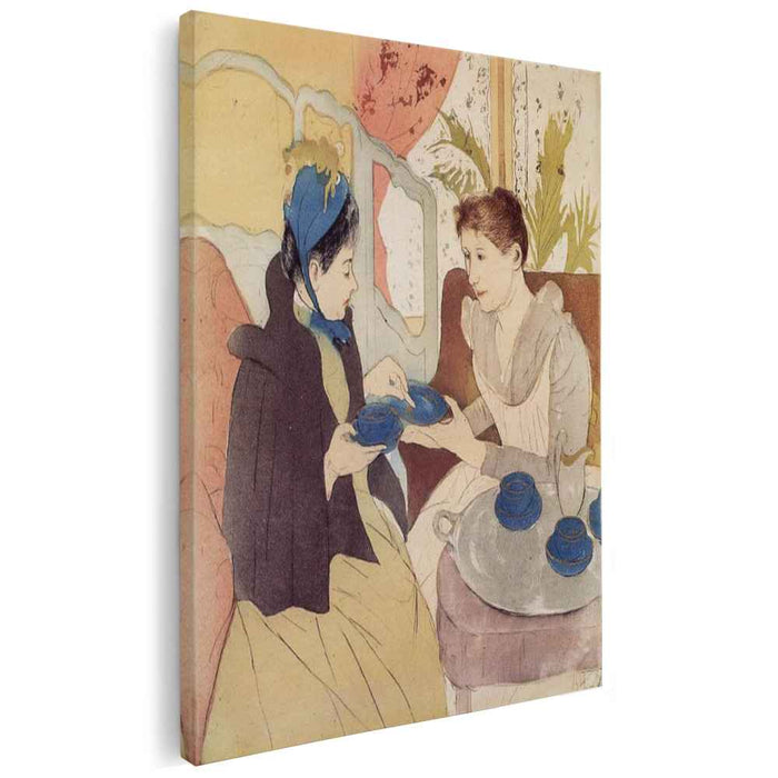 The Visit (1891) by Mary Cassatt