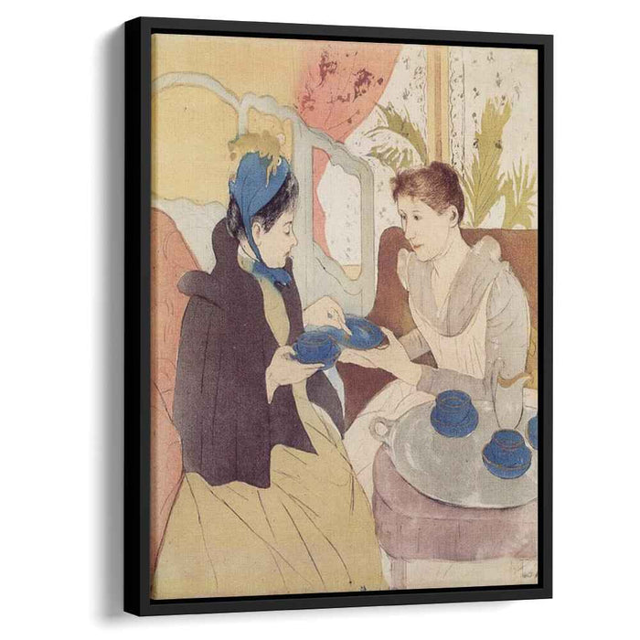 The Visit (1891) by Mary Cassatt