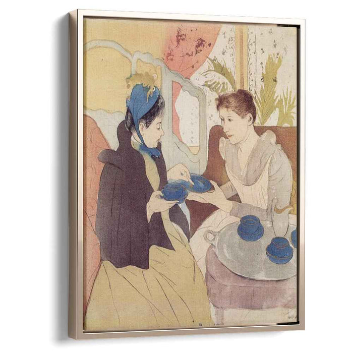 The Visit (1891) by Mary Cassatt