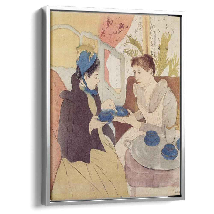 The Visit (1891) by Mary Cassatt