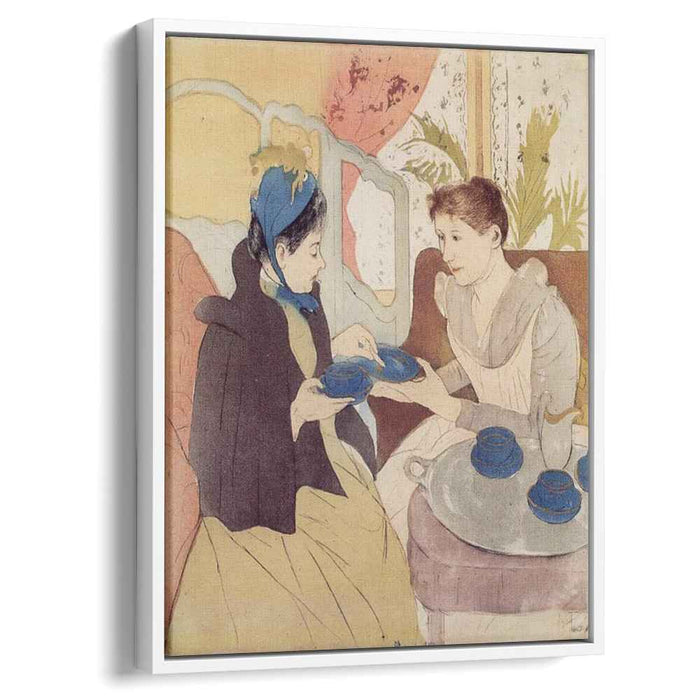 The Visit (1891) by Mary Cassatt