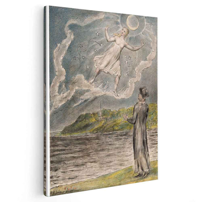 The Wandering Moon (1820) by William Blake