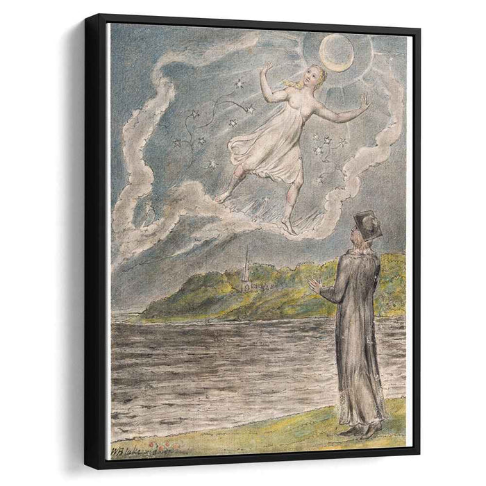 The Wandering Moon (1820) by William Blake