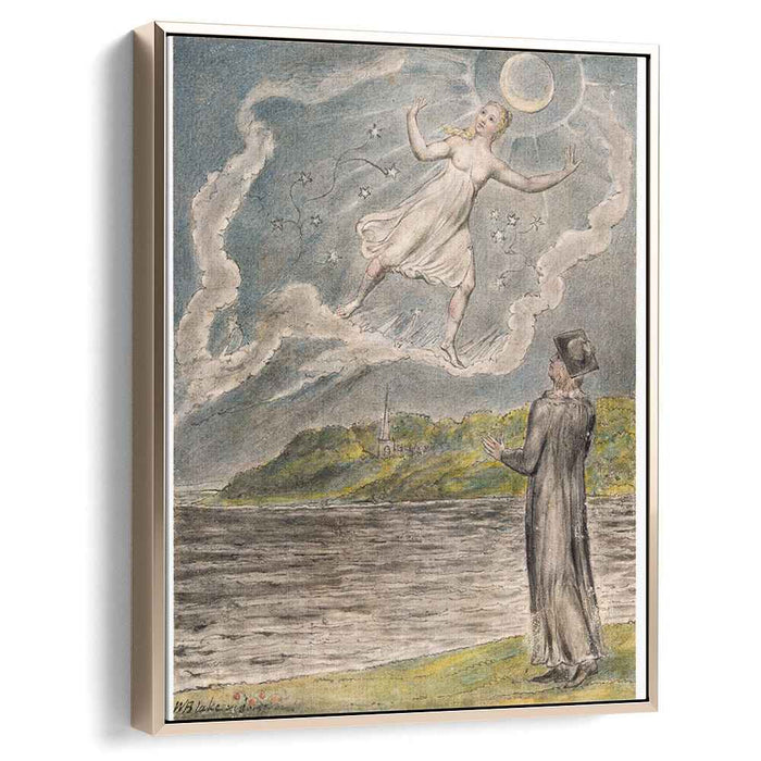 The Wandering Moon (1820) by William Blake
