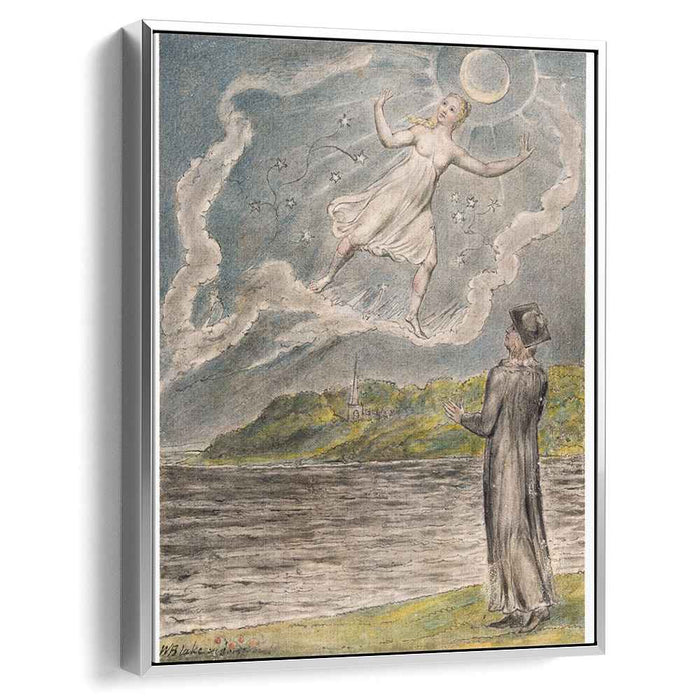 The Wandering Moon (1820) by William Blake
