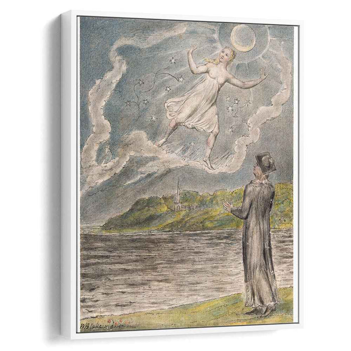 The Wandering Moon (1820) by William Blake