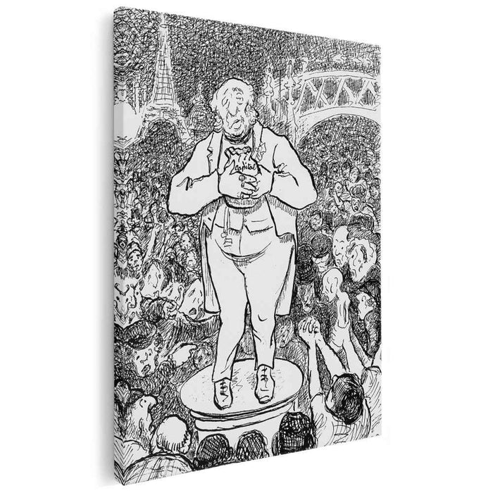 The war of haves and have nots by Camille Pissarro