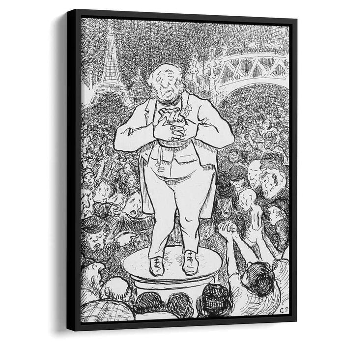 The war of haves and have nots by Camille Pissarro