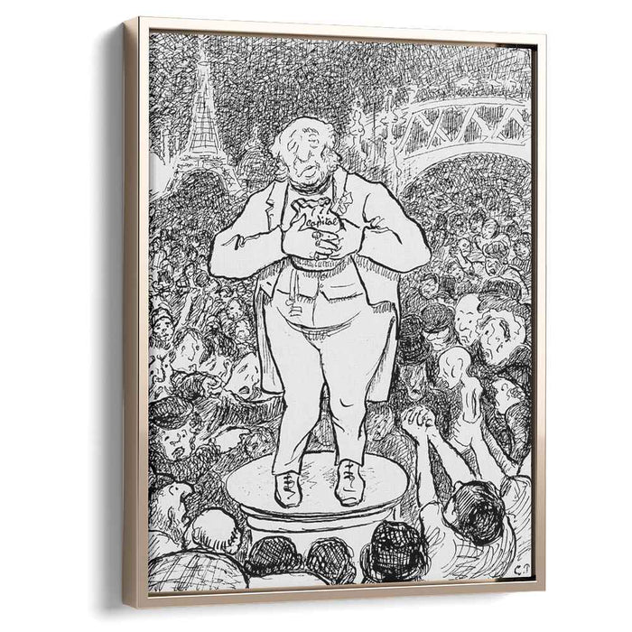 The war of haves and have nots by Camille Pissarro