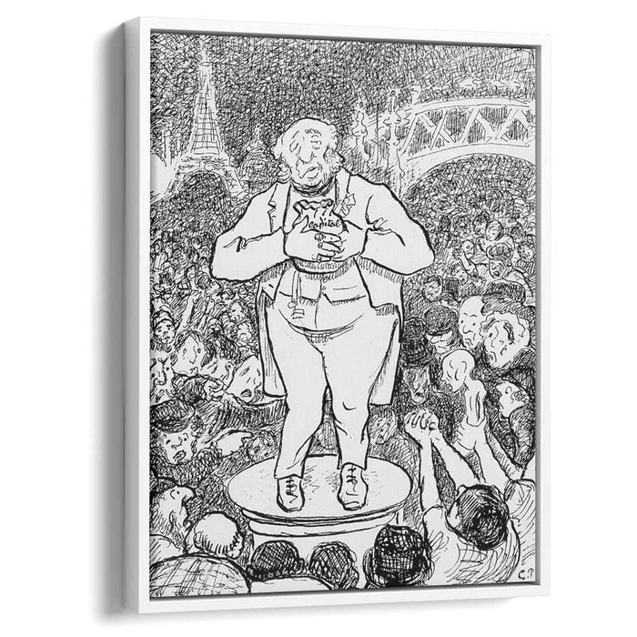 The war of haves and have nots by Camille Pissarro