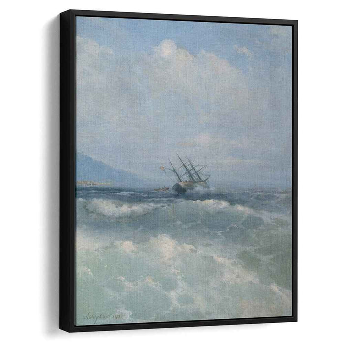 The waves (1893) by Ivan Aivazovsky