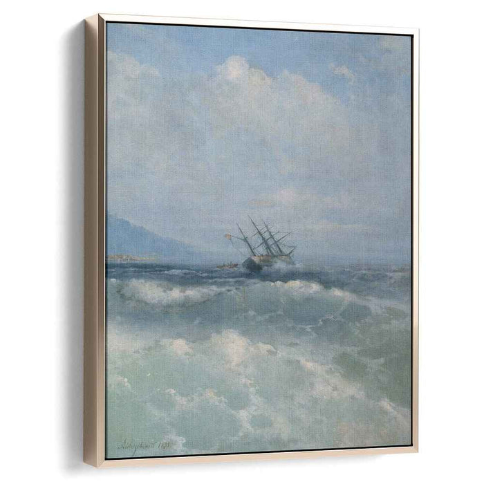 The waves (1893) by Ivan Aivazovsky