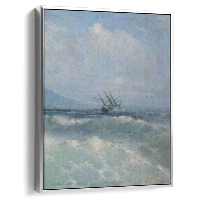 The waves (1893) by Ivan Aivazovsky
