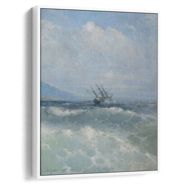The waves (1893) by Ivan Aivazovsky