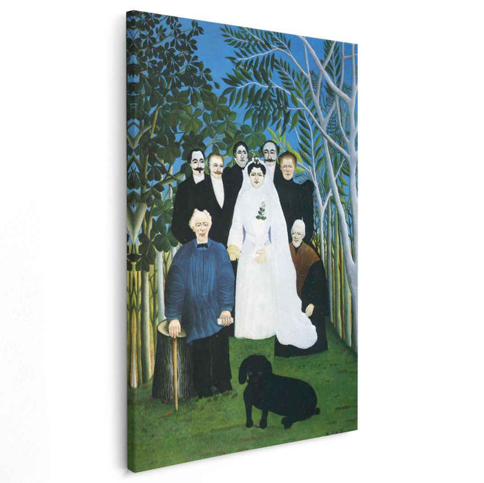 The wedding party (1905) by Henri Rousseau