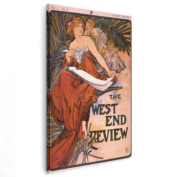 The west end review (1898) by Alphonse Mucha