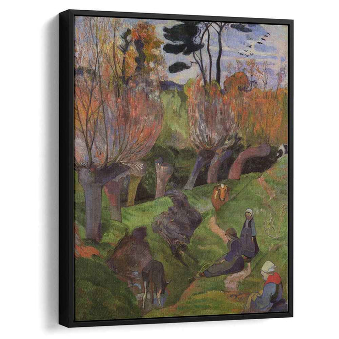 The willows (1889) by Paul Gauguin