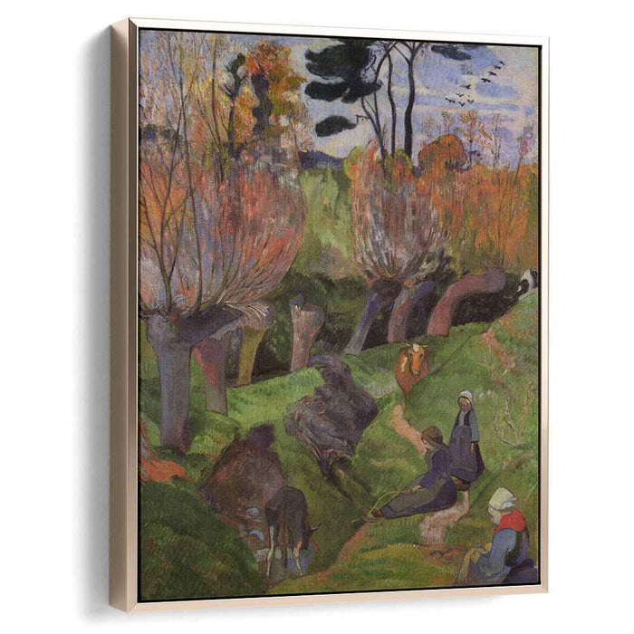 The willows (1889) by Paul Gauguin