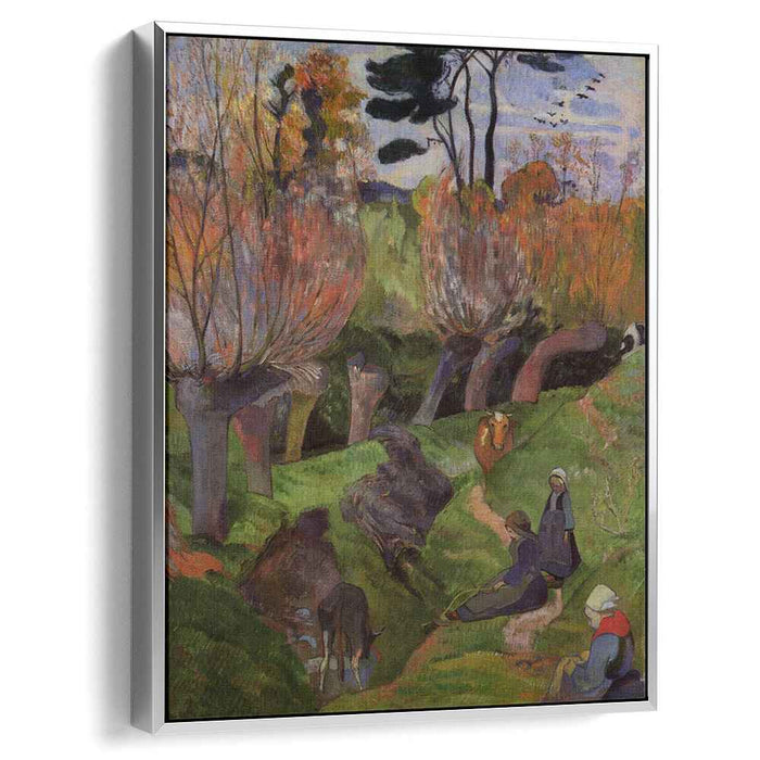 The willows (1889) by Paul Gauguin