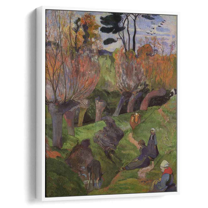 The willows (1889) by Paul Gauguin