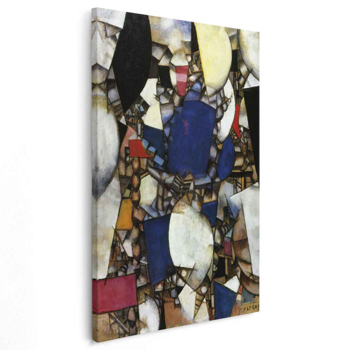 The Woman in Blue (1912) by Fernand Leger