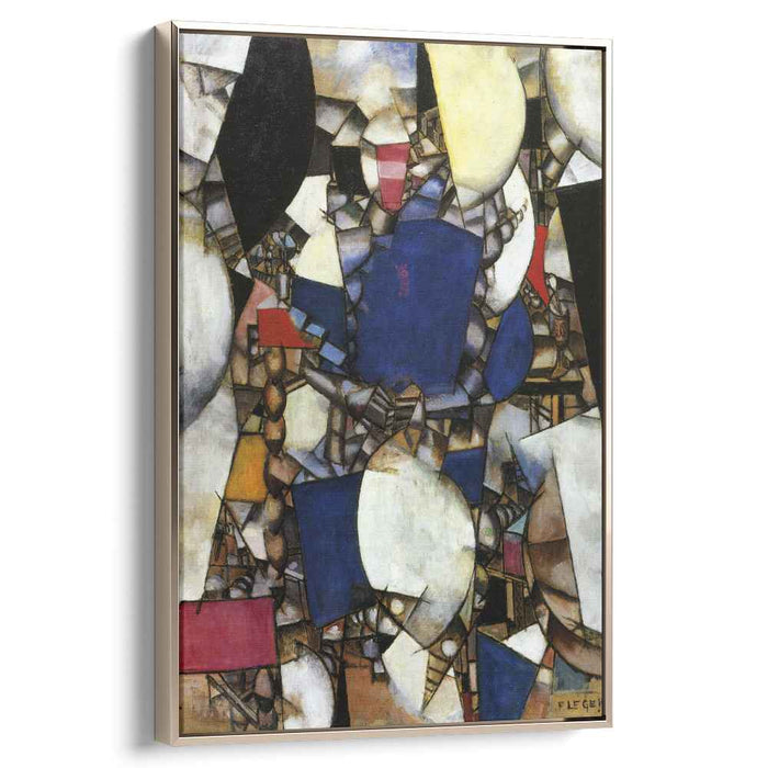 The Woman in Blue (1912) by Fernand Leger