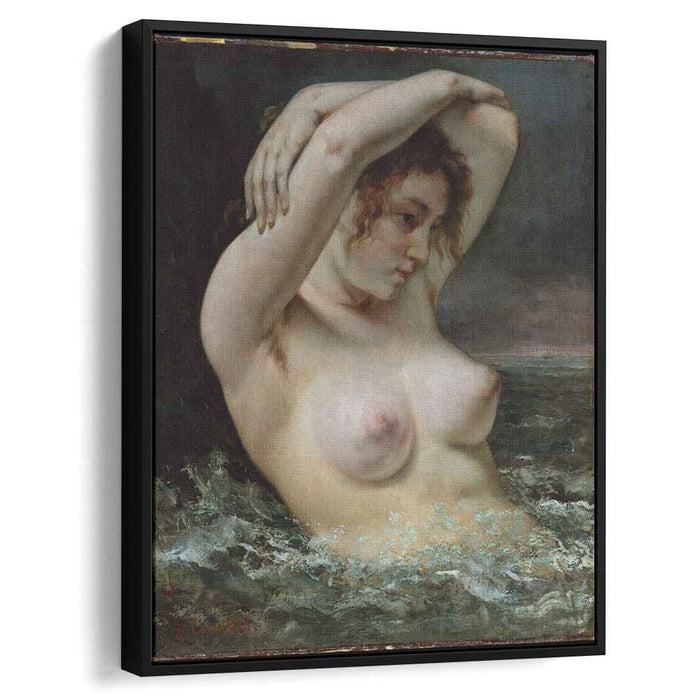 The Woman in the Waves (The Bather) (1868) by Gustave Courbet