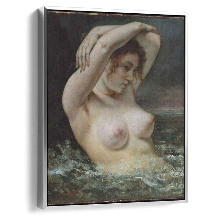 The Woman in the Waves (The Bather) (1868) by Gustave Courbet