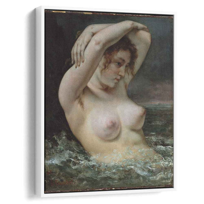 The Woman in the Waves (The Bather) (1868) by Gustave Courbet