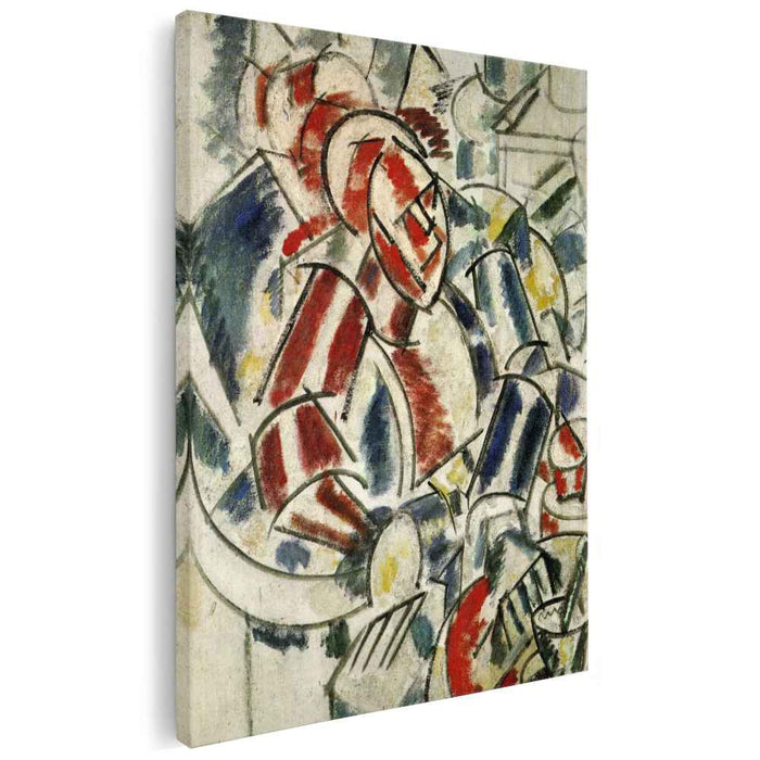 The Woman with the armchair (1913) by Fernand Leger