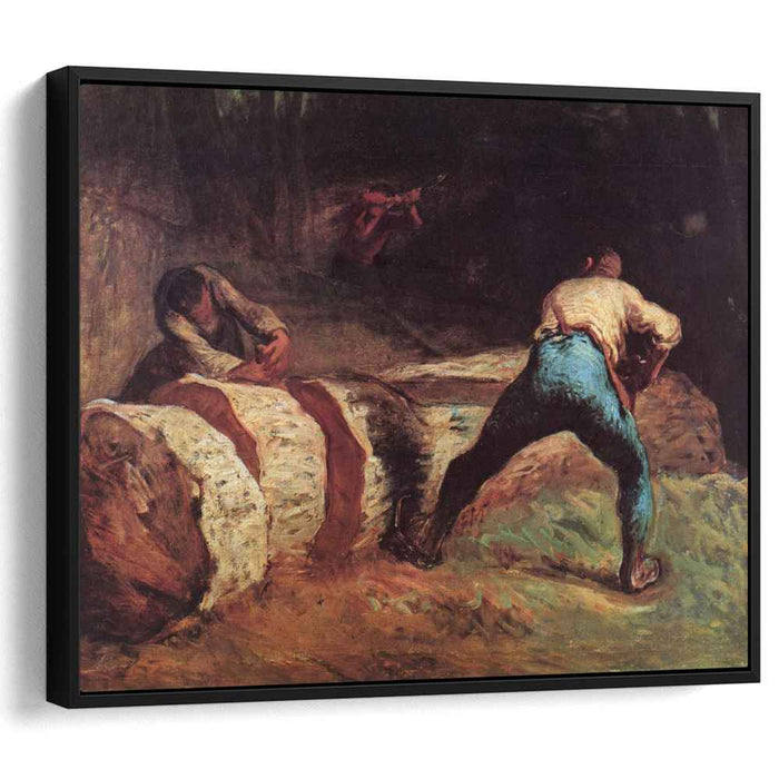 The Wood Sawyers (1852) by Jean-Francois Millet