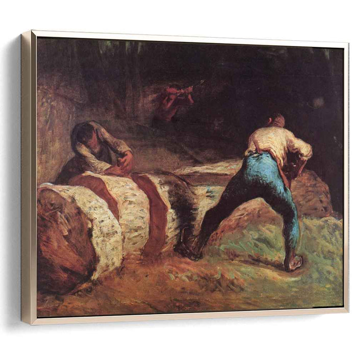The Wood Sawyers (1852) by Jean-Francois Millet