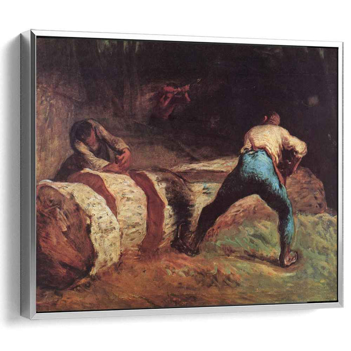 The Wood Sawyers (1852) by Jean-Francois Millet