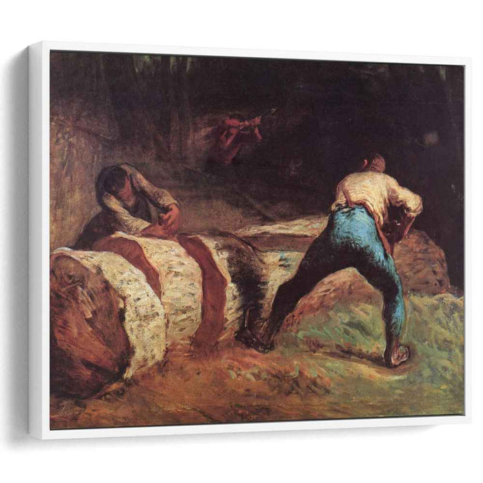 The Wood Sawyers (1852) by Jean-Francois Millet